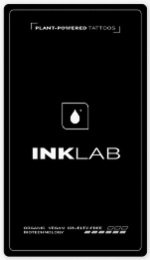 PLANT-POWERED TATTOOS INKLAB ORGANIC VEGAN CRUELTY-FREE BIOTECHNOLOGY logo