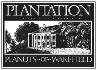 PLANTATION A TASTE OF VIRGINIA PEANUTS OF WAKEFIELD logo