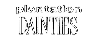 PLANTATION DAINTIES logo