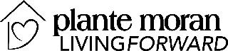 PLANTE MORAN LIVING FORWARD logo