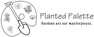 PLANTED PALETTE GARDENS ARE OUR MASTERPIECES. logo