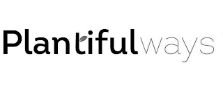 PLANTIFUL WAYS logo