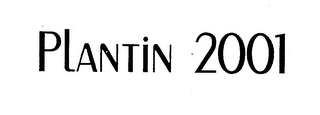 PLANTIN 2001 logo