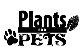 PLANTS FOR PETS logo