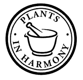 PLANTS IN HARMONY logo