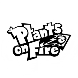 PLANTS ON FIRE logo