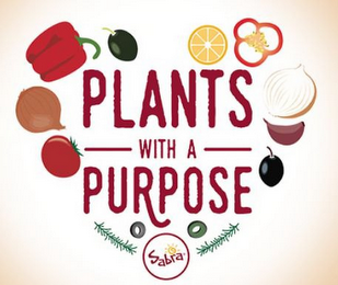 PLANTS WITH A PURPOSE SABRA logo