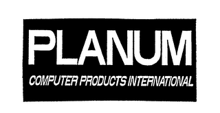 PLANUM COMPUTER PRODUCTS INTERNATIONAL logo