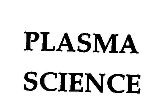 PLASMA SCIENCE logo