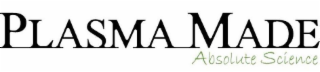 PLASMAMADE ABSOLUTE SCIENCE logo
