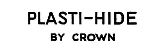 PLASTI-HIDE BY CROWN logo