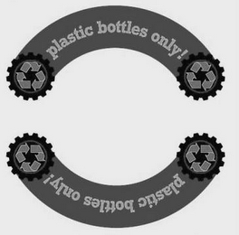 PLASTIC BOTTLES ONLY! PLASTIC BOTTLES ONLY! logo