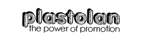 PLASTOLAN THE POWER OF PROMOTION logo