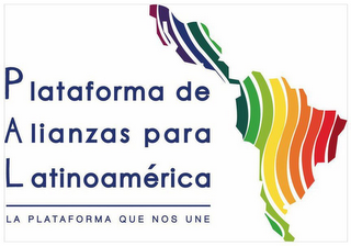 PLATAFORMA DE ALIANZAS PARA LATINOAMÉRICA LA PLATAFORMA QUE NOS UNE logo