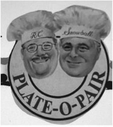 PLATE-O-PAIR R.C. SNOWBALL logo