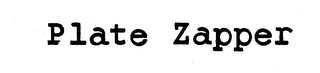 PLATE ZAPPER logo