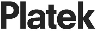 PLATEK logo