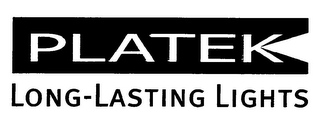 PLATEK LONG-LASTING LIGHTS logo