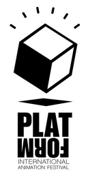 PLATFORM INTERNATIONAL ANIMATION FESTIVAL logo