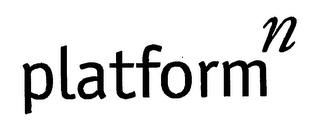 PLATFORM N logo