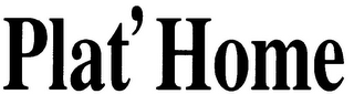 PLAT'HOME logo