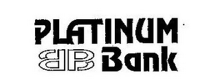 PLATINUM BANK BB logo