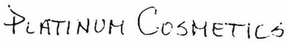 PLATINUM COSMETICS logo