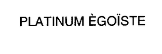 PLATINUM EGOISTE logo