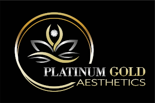 PLATINUM GOLD AESTHETICS logo