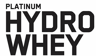 PLATINUM HYDRO WHEY logo