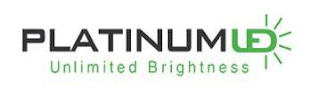 PLATINUM LED UNLIMITED BRIGHTNESS logo