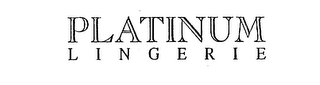 PLATINUM LINGERIE logo