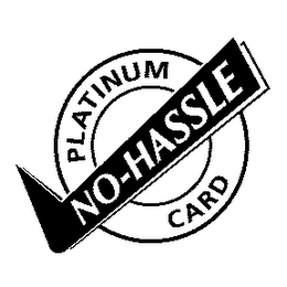 PLATINUM NO-HASSLE CARD logo