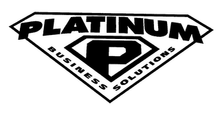 PLATINUM P BUSINESS SOLUTIONS logo