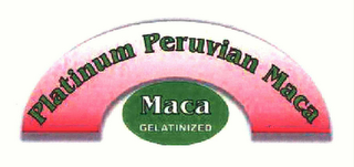 PLATINUM PERUVIAN MACA GELATINIZED MACA logo