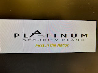 PLATINUM SECURITY PLAN FIRST IN THE NATION logo