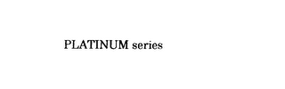 PLATINUM SERIES logo