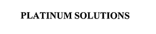 PLATINUM SOLUTIONS logo