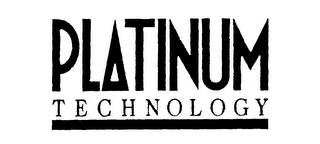 PLATINUM TECHNOLOGY logo