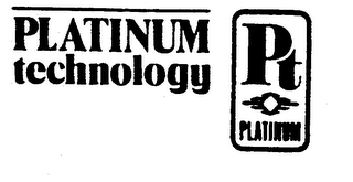 PLATINUM TECHNOLOGY PT PLATINUM logo