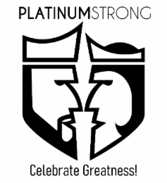 PLATINUMSTRONG CELEBRATE GREATNESS! logo