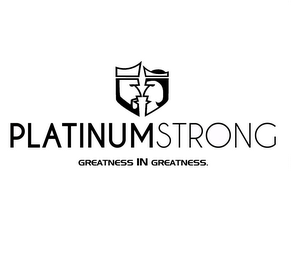 PLATINUMSTRONG GREATNESS IN GREATNESS. logo