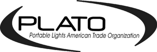 PLATO PORTABLE LIGHTS AMERICAN TRADE ORGANIZATION logo