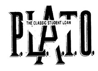 P.L.A.T.O. THE CLASSIC STUDENT LOAN logo