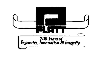 PLATT 200 YEARS OF INGENUITY, INNOVATION & INTEGRITY logo