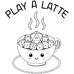 PLAY A LATTE logo