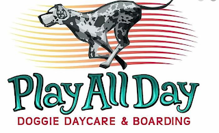 PLAY ALL DAY DOGGIE DAYCARE & BOARDING logo