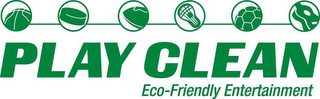 PLAY CLEAN ECO-FRIENDLY ENTERTAINMENT logo