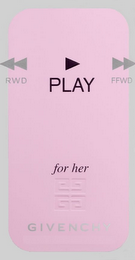 PLAY FOR HER GIVENCHY logo