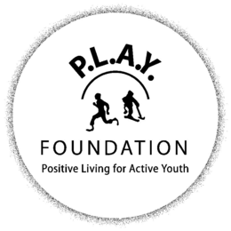 P.L.A.Y. FOUNDATION POSITIVE LIVING FOR ACTIVE YOUTH logo